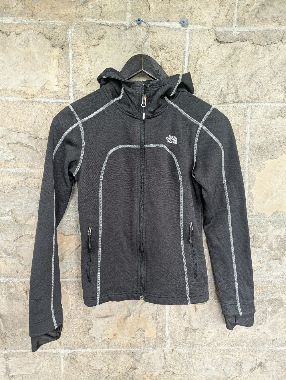 The North Face Black Hooded Jacket - Full Zip